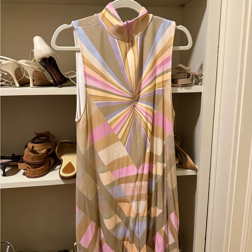 Mara Hoffman Pink and Purple Sleeveless Sundress
